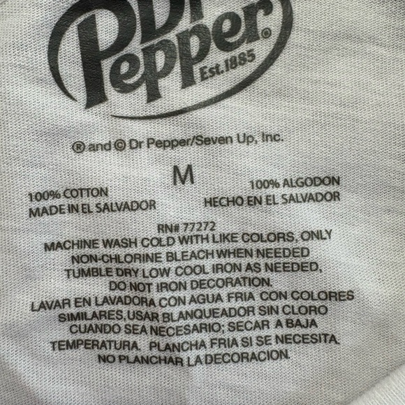 NWT-Dr Pepper White T-Shirt - Picture 2 of 3